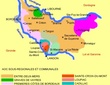 Carte des appellations viticoles de l'Entre-Deux-Mers