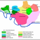 Carte des appellations viticoles du Libournais