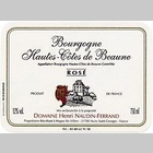 A.O.C Bourgogne Hautes- Côtes de Beaune.