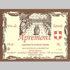 A.O.C Vin de Savoie Apremont